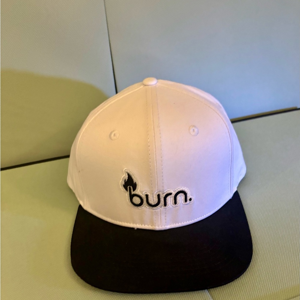 ‘Burn’ snap back cap brand new